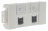 Prise 2xRJ45 cat.6FTP pour goulotte � clippage 3M Legrand Mosaic