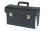Valise verrouillable pour outils en cuir noir