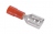 Cosses 6.35 x 0.8 mm femelle rouge - Boite de 100