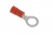Cosses rondes trou de 6 rouge - Boite de 100