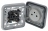 Prise de courant 2P+T Plexo complet encastr� gris