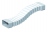 Conduit Plat PVC souple - Rectangulaire - 40 x 110 mm - Longueur 0.5 mtres