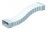 Conduit Plat PVC souple - Rectangulaire - 55 x 220 mm - Longueur 0.5 m�tres