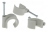 Attache pontet pour cable ou gaine de 14 � 20 mm max.