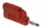 Fiche banane diam�tre 4 mm rouge