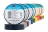 Ruban adh�sif - 3M TEMFLEX 165 - 15 mm x 10 m�tres - Pack multicouleur - 3M 80470N