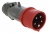 Fiche droite male 16 Amp�res 3P+N+T IP44 rouge - Legrand Hypra 52244