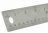 R�glet en inox de 30 cm