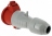 Prise droite femelle 16 Amp�res 3P+T IP44 rouge - Legrand 555108
