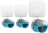 Bouche de ventilation - Pack de 3 Kits e-Twist & Go - Atlantic 526288