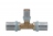 T� - R�duit - Pour tube multicouche - 26 vers 20 vers 26 - Lot de 2 - Altech 4434863