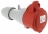Prise droite femelle 16 Amp�res 3P+T IP44 rouge - Legrand 555108