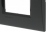 Plaque 2 modules Bticino Living Light Anthracite Carr�