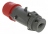 Fiche droite male 16 Amp�res 3P+N+T IP44 rouge - Legrand Hypra 52244