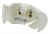 Fiche male 16A 2P en plastique extra plate sortie lat�rale blanc