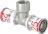 T� � sertir - Taraudage femelle - S-Press PLUS - 25 mm vers 1/2 vers 25 mm - Uponor 1070598