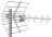 Antenne UHF - Alpha Plus - 5 �l�ments - Fracarro ALPHA5+LTE700