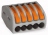 Borne pour boite de d�rivation - Wago - Avec leviers - 5 conducteurs - 5 X 0.08 � 4 mm�