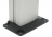 Colonette en aluminium H0,5m pour s�rie CARDIN CDR et SEL