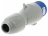 Fiche droite m�le 32 Amp�res 2P+T IP44 bleu - Legrand 555234