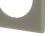 Plaque Legrand C�liane 2 postes Gr�s