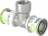 T� � sertir - Taraudage femelle - S-Press PLUS - 32 mm vers 3/4 vers 32 mm - Uponor 1070601