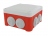Boite de d�rivation - Optibox - 100 x 100 x 55 mm - 1/4T - Rouge - BLM Distribution 515423