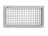 Grille de ventilation - Double d�flexion - GDD - 300 x 150 mm - Blanc - Atlantic 542178