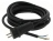 Cable 3G1,5 mm2 avec fiche moul�e male en caoutchouc - 5 m�tres