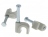 Attache pontet pour cable ou gaine de 6 mm max.