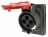 Prise tableau 32 Amp�res 3P+T IP44 rouge - Legrand Hypra EU 52919