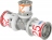 T� � sertir - R�duit - S-Press PLUS - 25 mm vers 20 mm vers 25 mm - Uponor 1070577
