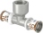 T� � sertir - Taraudage femelle - S-Press PLUS - 16 mm vers 1/2 vers 16 mm - Uponor 1070595