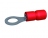 Cosses rondes trou de 6 rouge - Boite de 100