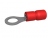 Cosses rondes trou de 10 rouge - Boite de 100