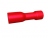 Cosses 2.8 x 0.5 mm femelle rouge isol�e - Boite de 100