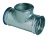 T� en Galva - 90 Degr�s - A joint - Diam�tre 200/125 - Aldes 11098010