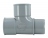 T� pied de biche PVC - M�le / Femelle - 87�30 - Diam�tre 32 mm - Nicoll UTF188MF