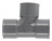 T� pied de biche PVC - Femelle / Femelle - 87�30 - Diam�tre 32 mm - Nicoll UTF188
