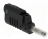 Fiche banane diam�tre 4 mm noir