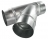 T� � 45 en galva diam�tre 150/150/150 mm