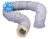 Gaine PVC - Souple - Isol�e - Diam�tre 160 mm - 6 m�tres
