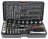Coffret de cl�s � cliquet perc�e 38 pi�ces