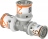 T� � sertir - R�duit - S-Press PLUS - 20 mm vers 20 mm vers 16 mm - Uponor 1070569