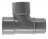 T� pied de biche PVC - M�le / Femelle - 87�30 - Diam�tre 40 mm - Nicoll UTH188MF