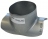 Piquage express - 90 - 125 vers 80 mm - En acier galvanis� - Unelvent 864986