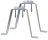 Fixation murale petit mod�le en acier d�port de 25cm X2