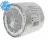 Gaine alu - Souple - Diam�tre 125 mm - 3 m�tres - Unelvent