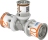 T� � sertir - R�duit - S-Press PLUS - 20 mm vers 16 mm vers 20 mm - Uponor 1070568