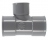 T� pied de biche PVC - Femelle / Femelle - 87�30 - Diam�tre 40/32 mm - Nicoll UTH288